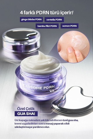 Maxclınıc Exosome PDRN Yoğun Elastikiyet ve Cilt Dolgunlaştırıcı Maxclinic Krem + Gua Sha