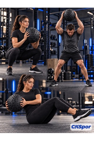 Ckspor 6 Kg Zıplamayan Sağlık Topu Slam Ball Crossfit Fitness Fonksiyonel Antrenman Ağırlık Topu