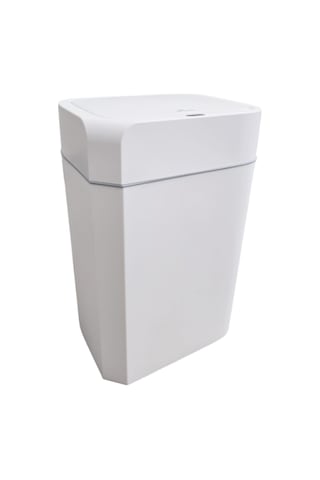 Sensörlü Otomatik Plastik Çöp Kovası 18 Litre-beyaz Yerli Üretim Beyaz