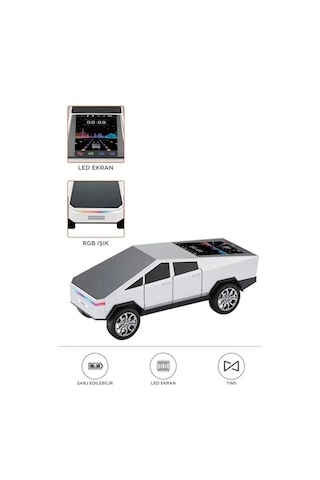 D68 Cyber Model Araba Tasarımlı Bluetooth Hoparlör 15w Güçlü Ses Rgb Led /tws/usb
