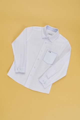 U.S. Polo Assn. U.s. Polo Assn. Erkek Çocuk Beyaz Gömlek Desenli 50324676-vr013