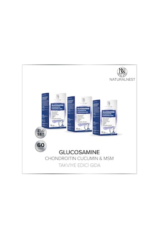 Naturalnest Glucosamine Chondroitin Curcumin & Msm Tablet 3 Adet