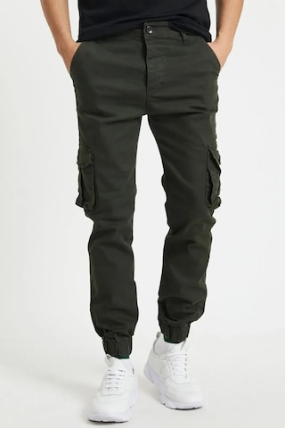 Erkek Kargo Jogger Pantolon Rahat Kesim Lastikli Paça Haki