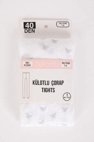 DeFacto Kız Çocuk Kelebek Desenli Külotlu Çorap - Z8831A6NSWT1