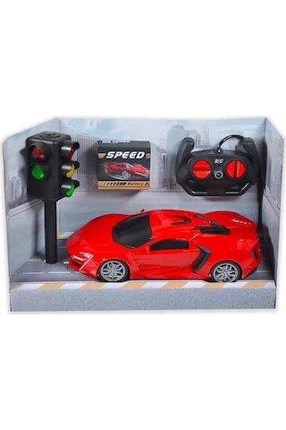 Ctoys 1:16 Uzaktan Kumandalı Usb Araba Rc Trafik Işıklı Kırmızı 29ac Kırmızı