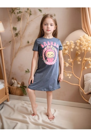 Fleurtex Pamuklu Geceliği Ev Elbisesi Labubu 155014033