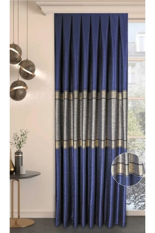 Perfect Fon Perde D-b529 Model Gri - Gold