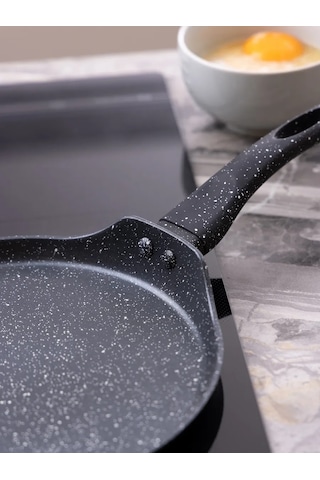 Agness "black Marble" 22 Cm Krep Tavası, Yapışmaz Yüzeyli 321030749 Siyah