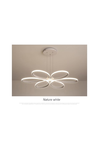 Stella Modern Ledli Beyaz Sarkıt Avize