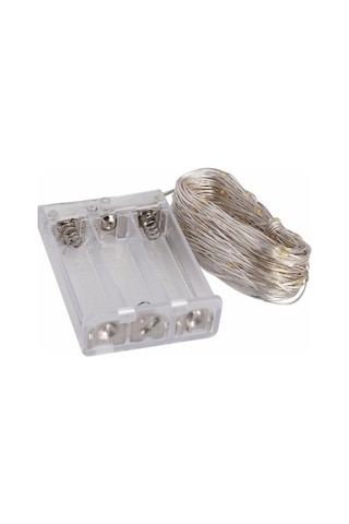 Bakgelal Pilli Dekoratif Peri Led Işık 3m Rgb Renkli Dim Edilebilir İç Mekan Aydınlatma - 9057602191095 Çok Renkli