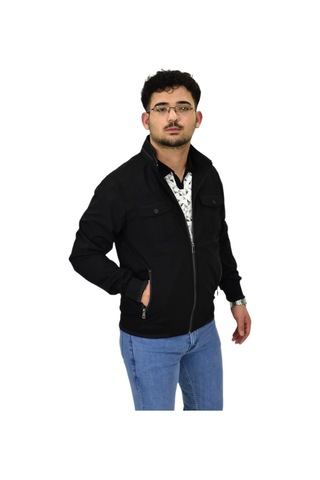 Erkek Mevsimlik Spor Mont 8093 Bgl-st04511 Siyah