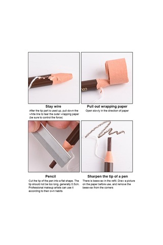 Vkemall Suya Dayanıklı Kaş Kalemi - 5 Renk Seçeneği, Doğal Ve Kalıcı Kaş Şekillendirme