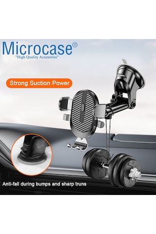 360 Derece Döner Araç İçi Vantuzlu Telefon Tutucu - AL3734