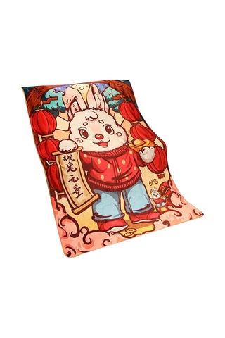 Homyl 31 "x 43" Yumuşak Atma Battaniye Flanel Oturma Stil-a Stil A Çok Renkli