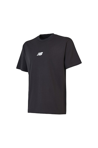 New Balance Nb Lifestyle Men Tshirt Erkek Antrasit T-shirt - Mnt1642