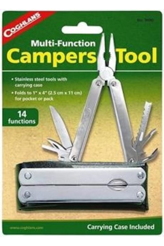 Coghlans Kamp Multi Function Campers Tool 14 Fonsiyonlu Code 9690 Çok Renkli