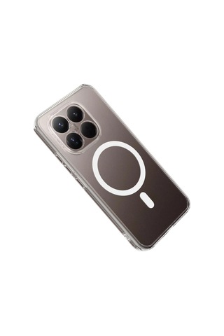 Xiaomi Mi 15t Combo Sert Şeffaf Magsafe Kapak - Şeffaf