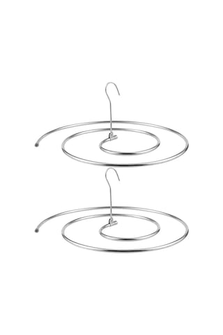 Vkemall Dayanıklı Çiftli Çamaşır Kurutma Askısı, Hızlı Ve Verimli 360 Derece Döner Tasarım, İç Ve Dış Mekan Kullanımına Uygun