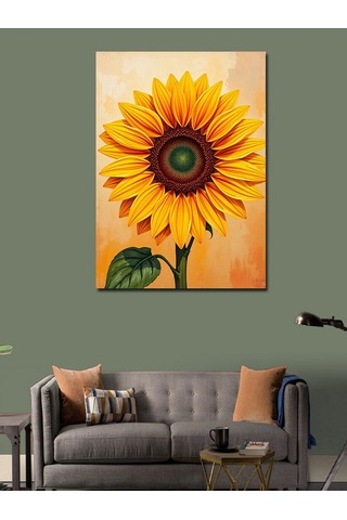 Kanvas Tablo Günebakan Çiçeği 50cmx70cm
