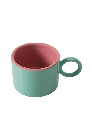 Mudo Home Colourful Kupa - Turkuaz 205ml Çok Renkli