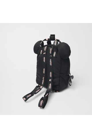 Padalink Günlük Kullanıma Uygun Siyah Nilon Çift Askılı Çanta - 26x19x11cm, 300g, Poliester Forozlu