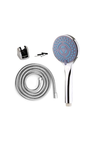 Single El Duşu Başlığı - 150 Cm Örgülü Duş Spirali Hortumu 2&apos Li Set