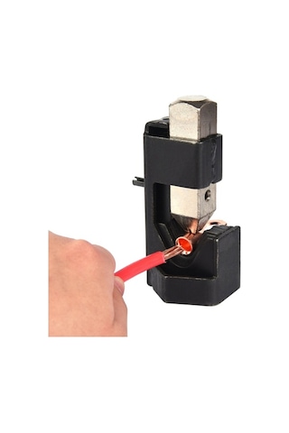 Dancemonkey Evrensel Pil-kablo Çekiç Krimpleme Tel Terminal Kaynağı Lug Krimpleme Aracı Siyah Siyah