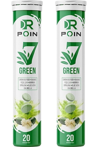 Dr Poin 7 Green Efervesan Tablet 2 x 20 Tablet