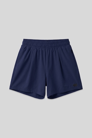 Tommylife İndigo Polyester Gizli Cep Fermuarlı Rahat Form Kadın Şort - 91014 Indigo