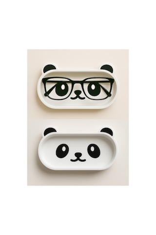 Panda Figürlü Dekoratif Gözlük Standı Ve Takı Düzenleyici Organizer - 3d Yazıcı Tasarım