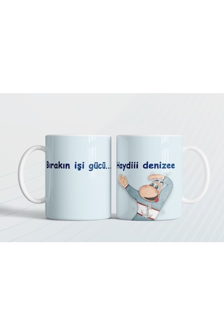 Haydii Denizee Hediye Kupa Love Bug-t Açık Mavi