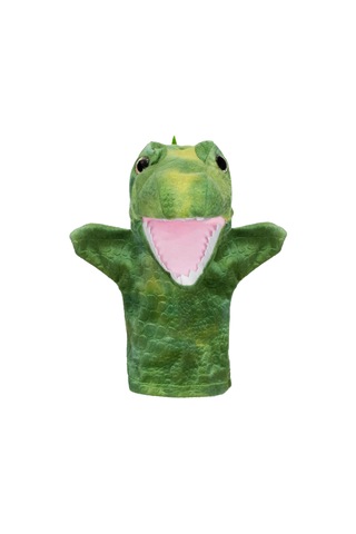 Büyük Peluş Oyuncak El Kuklası Dinazor 28 Cm