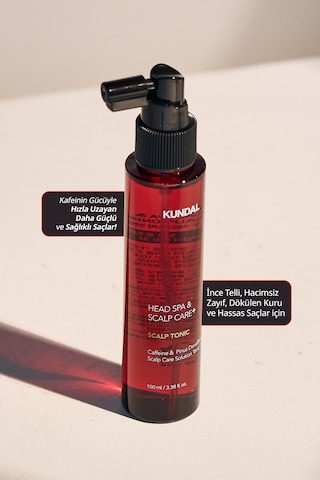 Kundal Scalp Kafein İçerikli Dökülme Karşıtı Saç Derisi Güçlendirici Tonik 100 ML