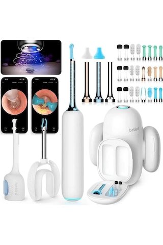 Bebırd Home 30s Famıly Edıtıon 10mp Kamera 3.5mm Lens Şarjlı Wıfı Görüntülü Kulak Temizleme Seti