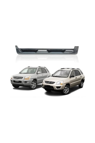 Kia Sportage Uyumlu Yan Basamak 2003-2009 Side Step Oem Style Gri