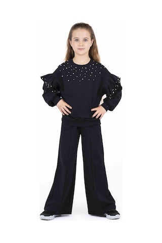 Bestkids Kız Çocuk Kolları Volanlı Sweatshirt 001