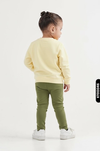 Xo Kids Kız Çocuk 2li Kombin Takmı 1-4 Yaş Set0424 Yeşil