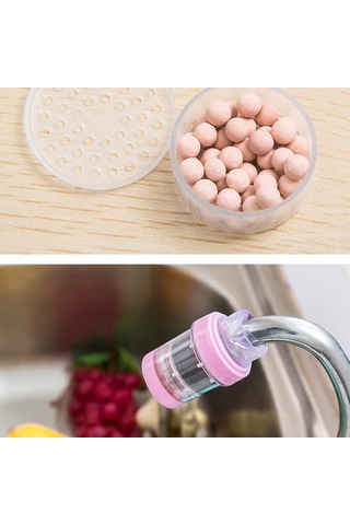 Qingmipy "klor Ve Ağır Metallerden Arındıran Su Filtresi Musluk Başlığı - Sıçrama Önleyici, Su Tasarruflu Mutfak Musluğu"