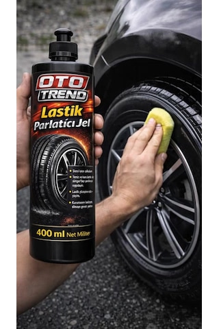 Oto Trend Lastik Parlatıcı Jel 400 Ml Uzun Süre Kalıcı Islak Görünüm Ve Derin Parlaklık