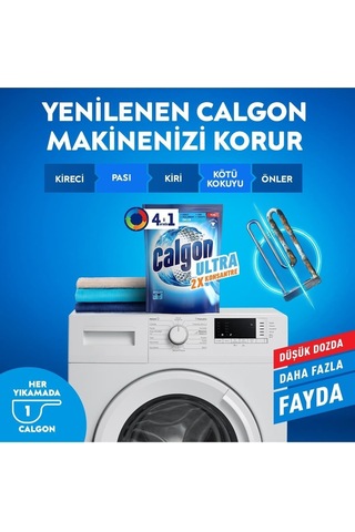 Calgon Kireç Önleyici 4ü1 Arada Ultra Konsantre Toz 6 x 250 G