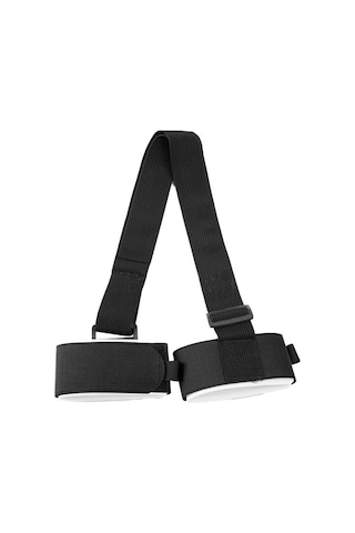 Shineyee Erkek Bayan Kayak Taşıma Kemerleri Nilon Materyalli 57-107 Cm Uzunluk Ayarlanabilir Siyah Renk Siyah