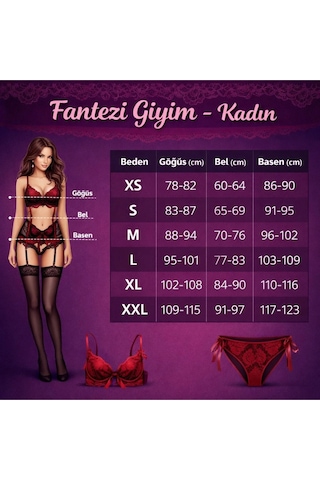 Red Womans Özel Tasarım Vizon Saten Babydoll Şort Takımı Vizon