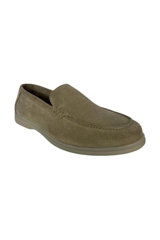 Kemal Tanca 852 661 Erkek Hakiki Deri Loafer Ayakkabı Bej
