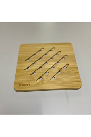 Bambu Nihale Tencere Ve Çaydanlık Altlığı Açık Sarı