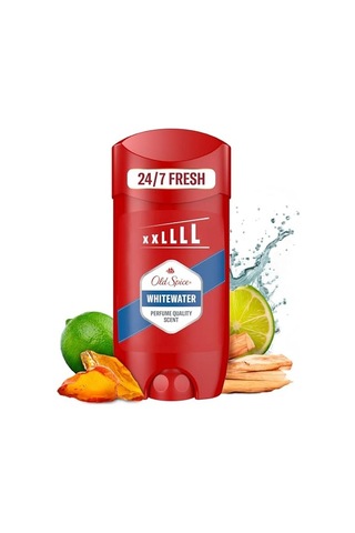 Old Spice Whitewater Erkek Deodorant Stick 85 Ml Xl 7/24 Tazelik, Uzun Ömürlü Parfüm Kokusu, Koku Koruması, %0 Alüminyum Tuzları, Kıyafetlerde Görünmez