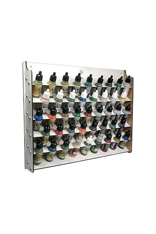 Vallejo 26010 Duvar Tipi Ahşap Boya Standı, 18 Ml. Kaplar İçin-54347