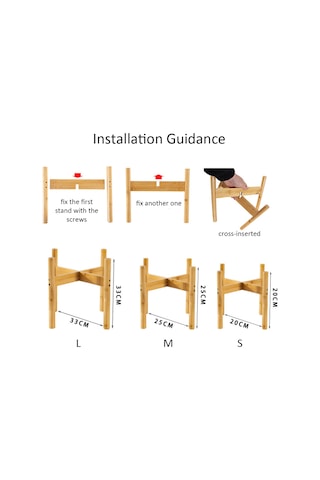 Bitki Standı Çiçek Bahçesi Saksı Bitki Ahşap Raf İç Mekan Dış Mekan Bitki Rafı Ev Ofis Dekoru Basit Çiçek Tutucu Büyük Diğer