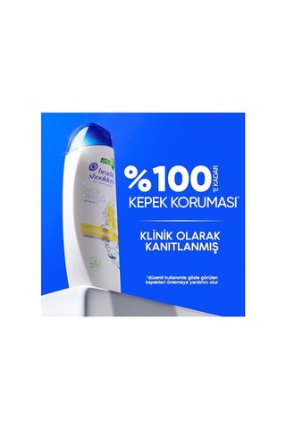 Head & Shoulders Limon Ferahlığı Kepek Karşıtı Yağlı Saçlar İçin Günlük Kullanım 330 Ml Şampuan