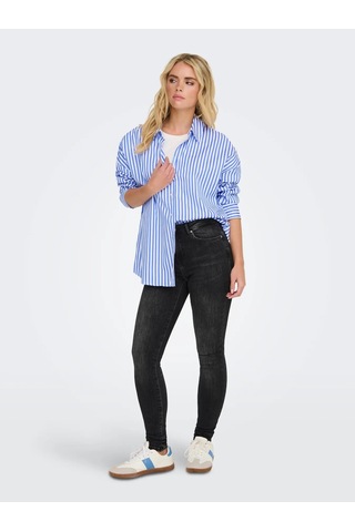 Jdy Vesper L/s Loose Kadın Gömlek 15338857 Mavi