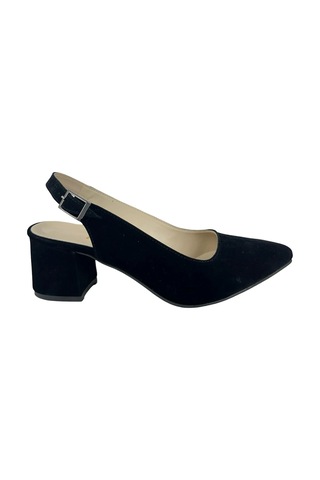 Matzeliger Mzg1169 Siyah Kadın Kalın Topuklu Stiletto